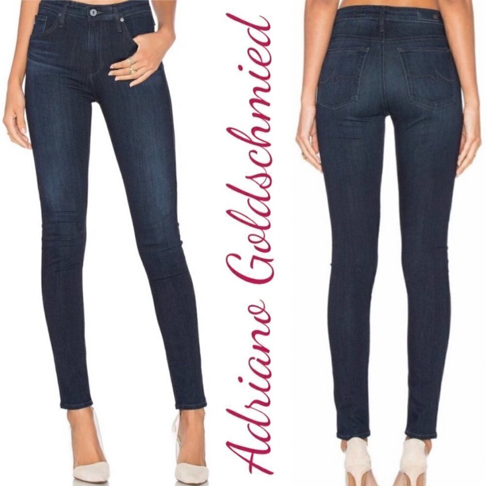 ADRIANO‎ GOLDSCHMIED The Farrah High Rise Skinny Stretchy Jeans, Size 27